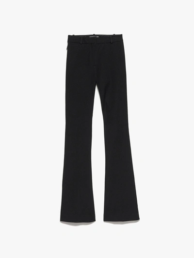 Frame Le High Flared Trousers In Black