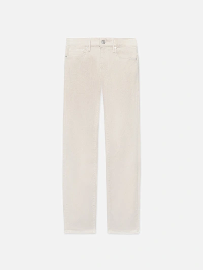 Frame L'homme Slim Brushed Twill Jeans In White