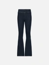 Frame Jetset Crop Hoch Sitzende Bootcut-jeans In Blue