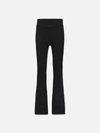 Frame The Jetset Crop Mini Bootcut Jeans In Black
