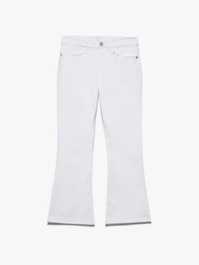 Frame Le Easy Flare Jeans In White