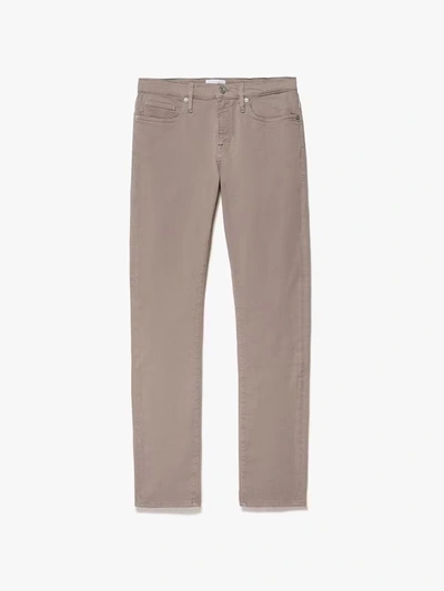 Frame L'homme Slim Twill Jeans In Neutrals