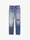Frame Blue Boxy Clayton Jeans In Blue