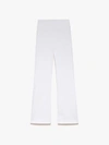 Frame The Jetset Crop Mini Bootcut Jeans In White