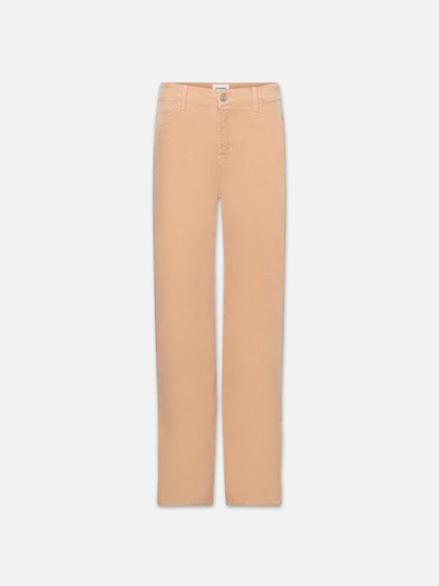 Frame Le Slim Palazzo Corduroy Jeans In Neutrals