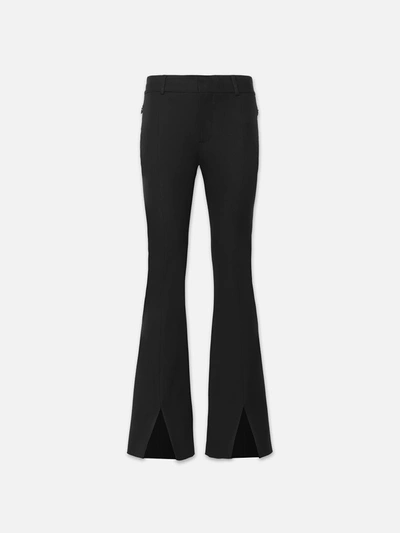 Frame Le High Flare Split Front Trousers In Multi