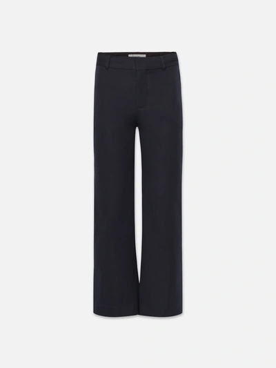 Frame Le Crop Palazzo Trouser Pants In Blue