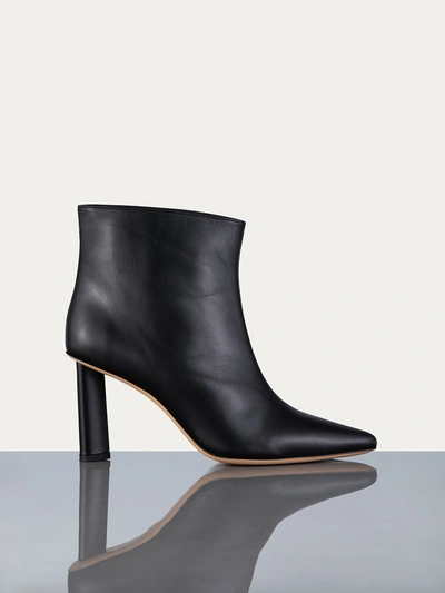 Frame Odette 90mm Leather Boots In Black