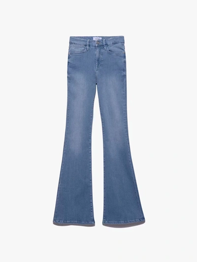 Frame Blue 'le Super High Flare' Jeans In Jadite