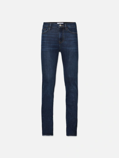 Frame Le High Straight Jeans In Blue