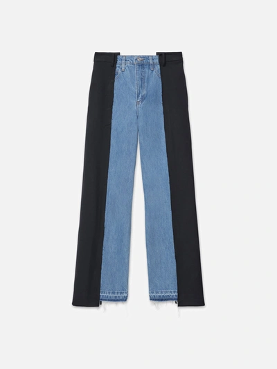Frame Le Mix Trouser In Blue