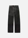 Frame Leather Trouser Pants In Black