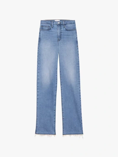 Frame Le Jane Ankle High Rise Jeans In Blue