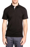 Public Rec Go-to Athletic Fit Performance Polo In Black