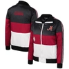 The Wild Collective Crimson Alabama Crimson Tide Color-block Puffer Full-zip Jacket In Crimson