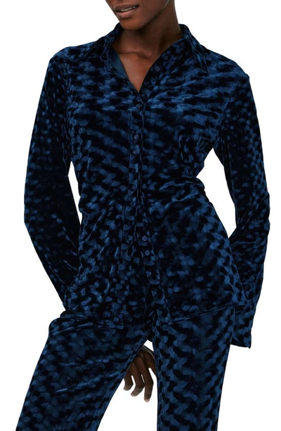 Diane Von Furstenberg Soluck Top In Blue