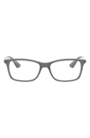 Ray Ban 56mm Optical Glasses In Trans Mat Grey