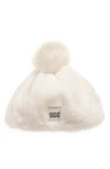 Ugg Faux Fur Beanie In Nimbus