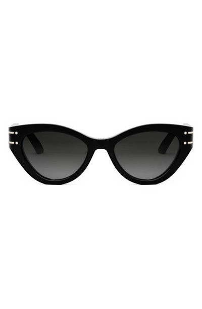 Dior Signature B7i Sunglasses In Black/black Gradient