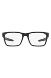 Prada 55mm Pillow Optical Glasses In Black Grey