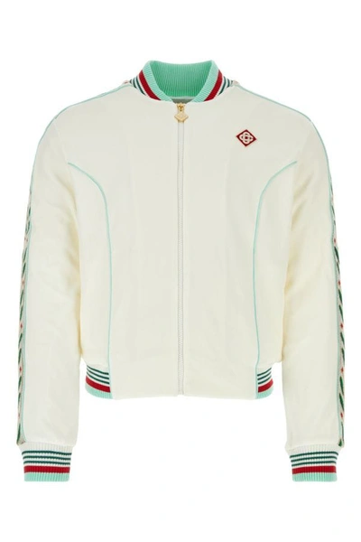Casablanca Piping Track Jacket In White