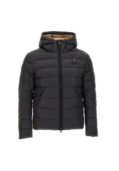 Blauer Down Jacket In Black