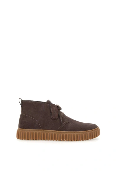 Clarks Torhill Db Suede Ankle Boots In Brown