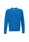 Lacoste Wool Sweater In Blue