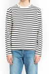 Kapital Men S Stripe Jersey Longsleeve T-shirt (profile Rainbowy Patch) In Black