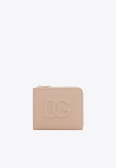 DOLCE & GABBANA DG LOGO ZIP CARDHOLDER