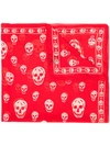 ALEXANDER MCQUEEN SKULL SCARF,干洗