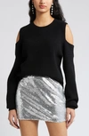OPEN EDIT OPEN EDIT COLD SHOULDER jumper