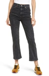 Re/done 70s Bootcut Flared Jeans In Stoned Noir