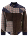 Baracuta Patchwork Jacket In Brown