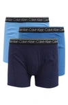 CALVIN KLEIN CALVIN KLEIN 3-PACK STRETCH COTTON BOXER BRIEFS