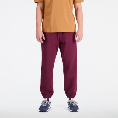 New Balance Men's Athletics Remastered French Terry Sweatpant In Red