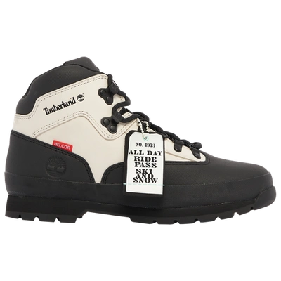 Timberland Mens  Euro Hiker In Jet Black/white