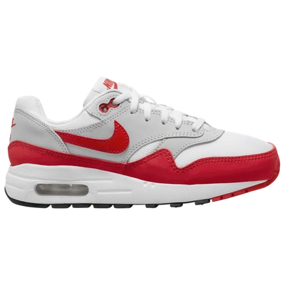 Nike Kids' Boys  Air Max 1 In White/red/grey