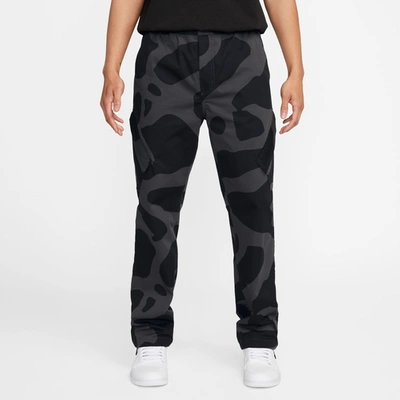 Jordan Mens  Chicago Printed Essential Statement Pants In Black/dark Sky