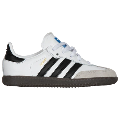 Adidas Originals Kids' Boys  Samba In White/core Black