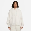 Nike Womens  Phnx Fleece Os Pullover Hoodie In Tan/sail