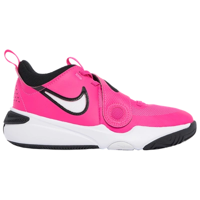 Nike Kids' Girls  Team Hustle D 11 In Pink/black