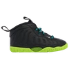 Nike Little Posite One "black/volt" Sneakers In Volt/silver/black