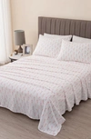 Woven & Weft Turkish Cotton Lodge Sheet Set In Candy Canes
