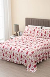 Woven & Weft Turkish Cotton Lodge Sheet Set In Red Deer Trees And Snow