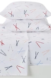 Woven & Weft Turkish Cotton Lodge Sheet Set In Ski Time