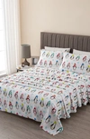 Woven & Weft Turkish Cotton Flannel Sheet Set In Penguins