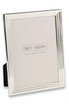 Bey-berk Lance Picture Frame In Silver