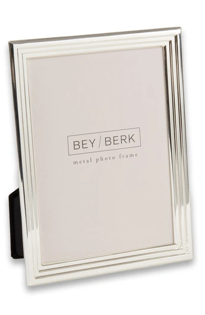 Bey-berk Lance Picture Frame In Silver