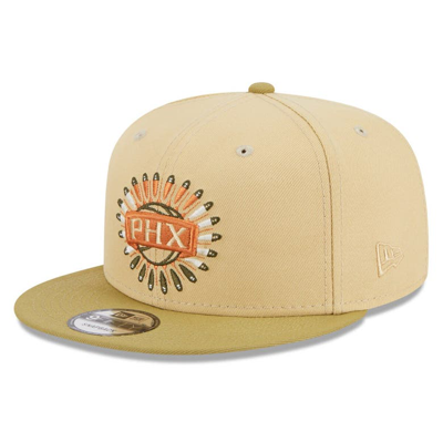 New Era Khaki/tan Phoenix Suns Green Collection Repreve 9fifty Snapback Hat